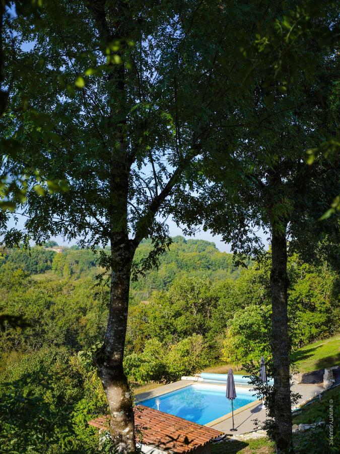Bed and Breakfast L'Antre Des Bastides Saint-Martin-de-Villereal Exterior foto